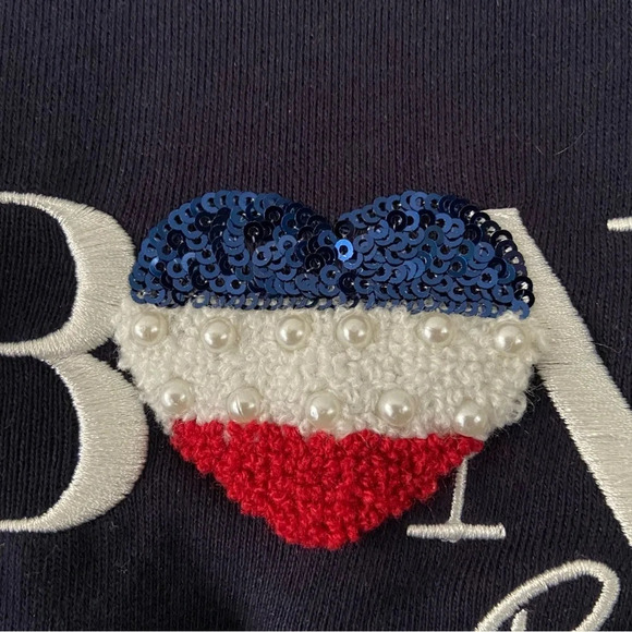 Quiet Luxury NEW Organic Cotton Sweater Bonjour Small Normcore French Girl Style - Picture 8 of 16